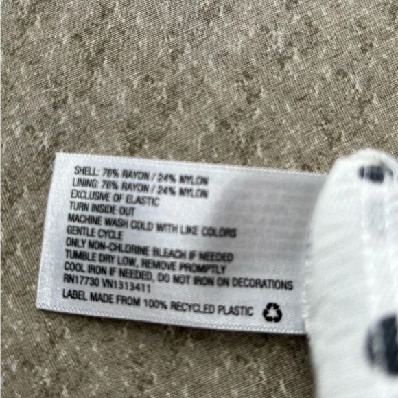 Xhilaration Black and White Polka Dot Midi Dress - Picture 3 of 3